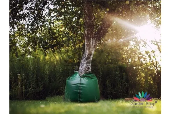 Чували за напояване на дървета Water Bag 75 л – интелигентно решение за равномерно и ефективно поливане