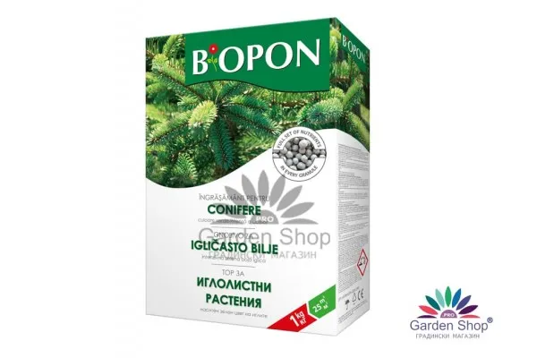 Специализирани торове за иглолистни дървета и храсти с мощно действие