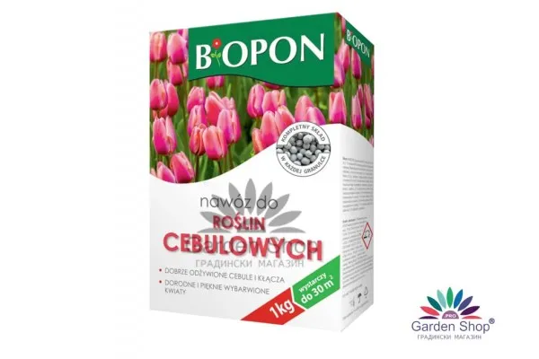 Гранулирана тор за луковични растения Биопон 1 кг (за 30 кв.м)