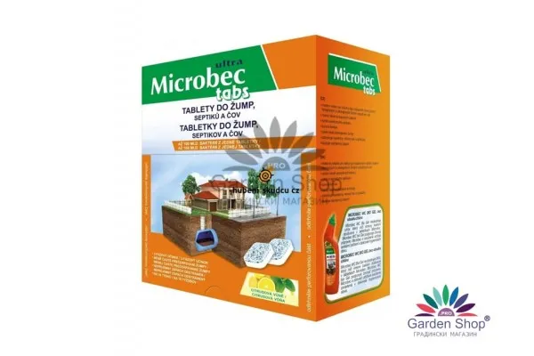 Препарат за септични ями Microbec Ultra Bros таблетки (16 бр. по 20 гр.)