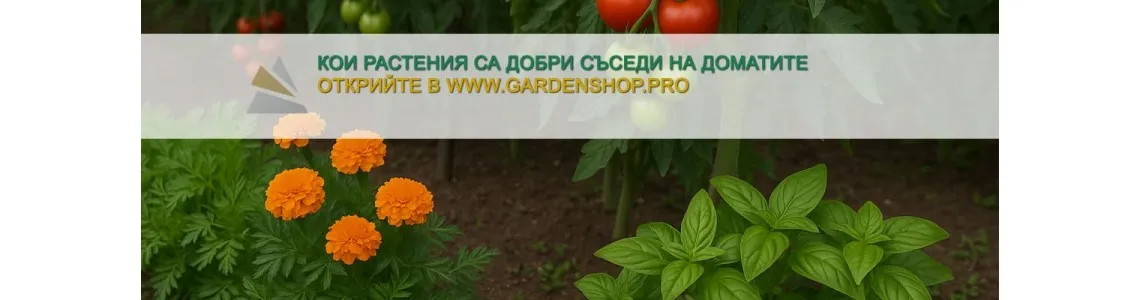 Кои растения са добри съседи на доматите?