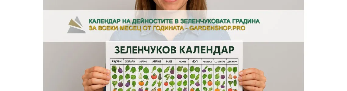 Зеленчуков календар – кога какви култури да засеем през годината