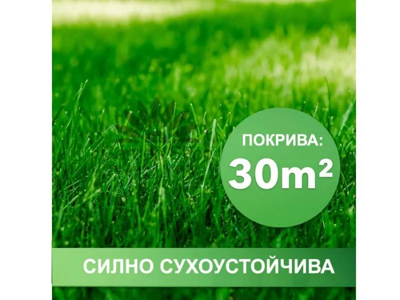 Наситено зелена сухоустойчива тревна смеска Hesa - Австрия
