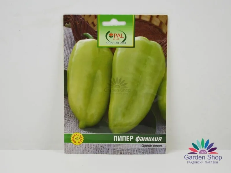 Семена на пипер Фамилия - зелен супер ранен с уникален вкус