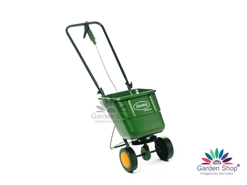Ръчна сеялка за райграс и тревни смески EasyGreen тип количка - за затревяване и торене
