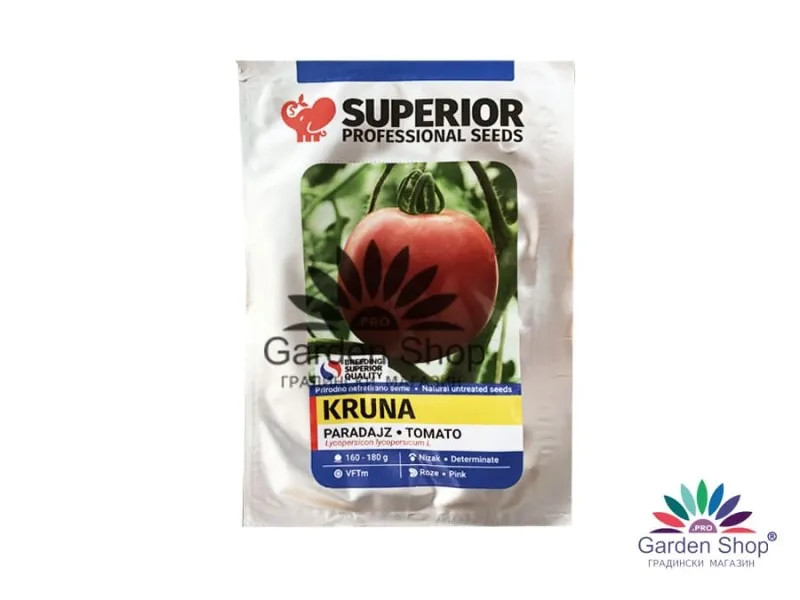 Семена на домати Круна - салатни, розови, безколови от Superior