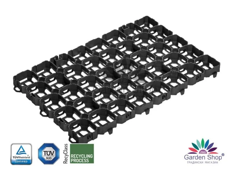 HDPE паркинг елементи със страхотна издръжливост до 400 т на кв.м