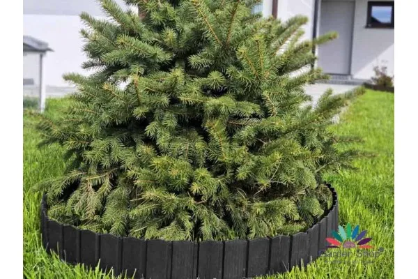 Пластмасова декоративна ограда за градина (3.14 м/h10.5 см)