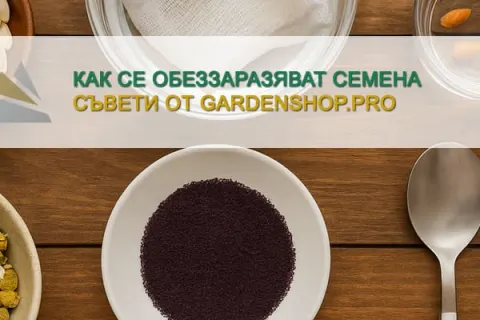 Как се обеззаразяват семена?